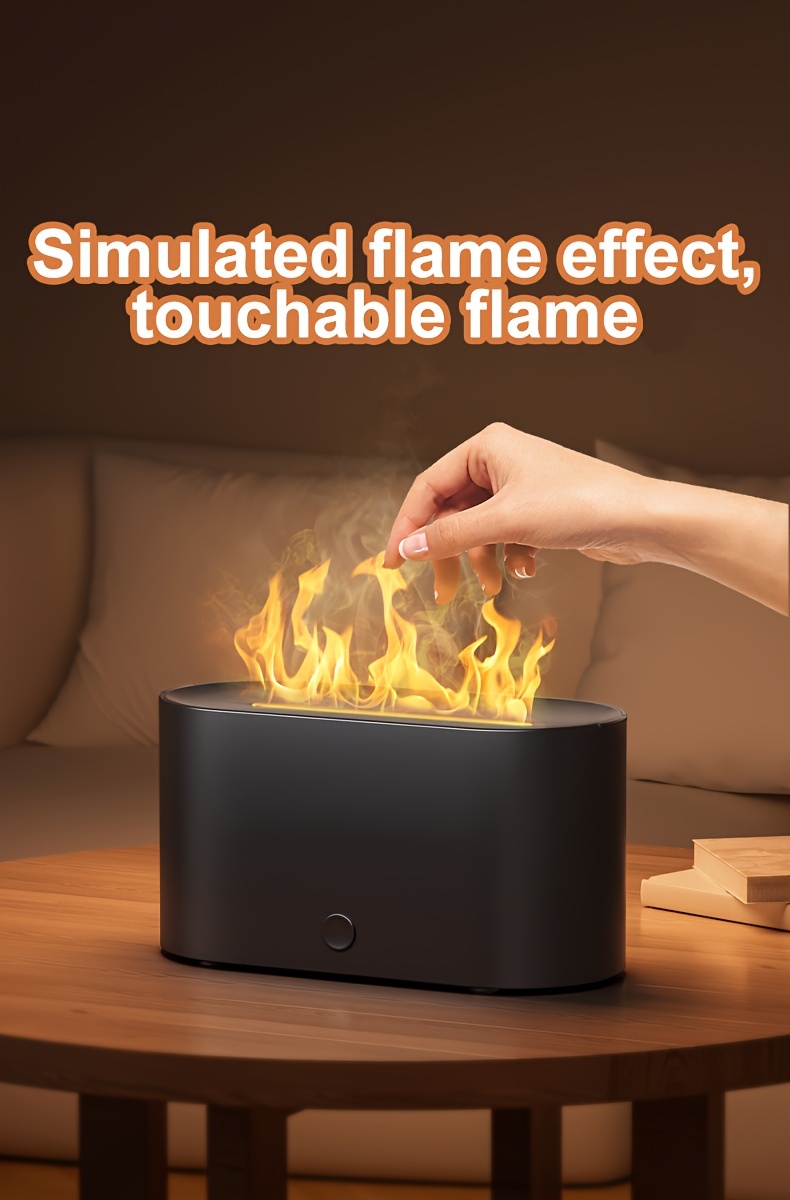 7-Color Simulated Flame Humidifier