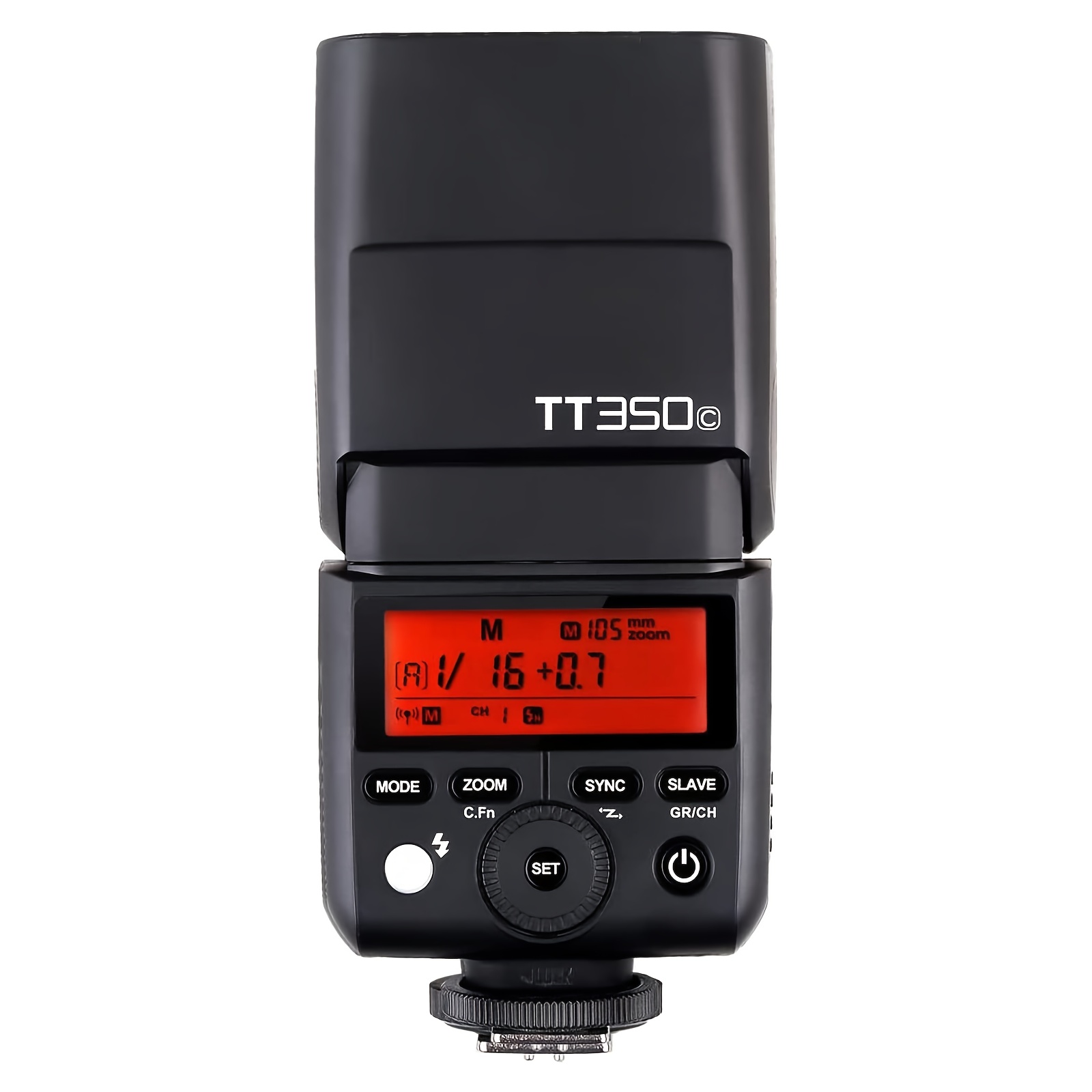  tt350c ttl flash (versione ), wireless gn36 2.4g, tempo di ricarica di 1.5 secondi, sincronizzazione ad velocità di 1/8000 di secondo, regolazione della potenza a 14 , per riprese di matrimoni/ /vlog Dettagli dell'articolo 8