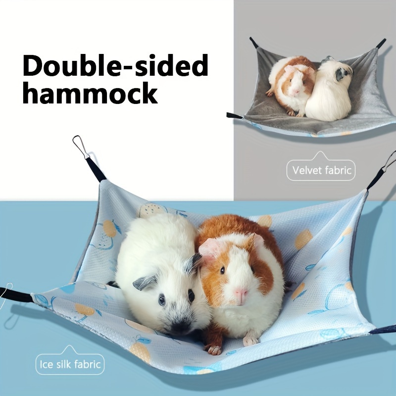 Single-Layer Breathable Pet Hammock for Squirrels, Sugar Gliders, And Guinea Pigs, Perfect for Summer