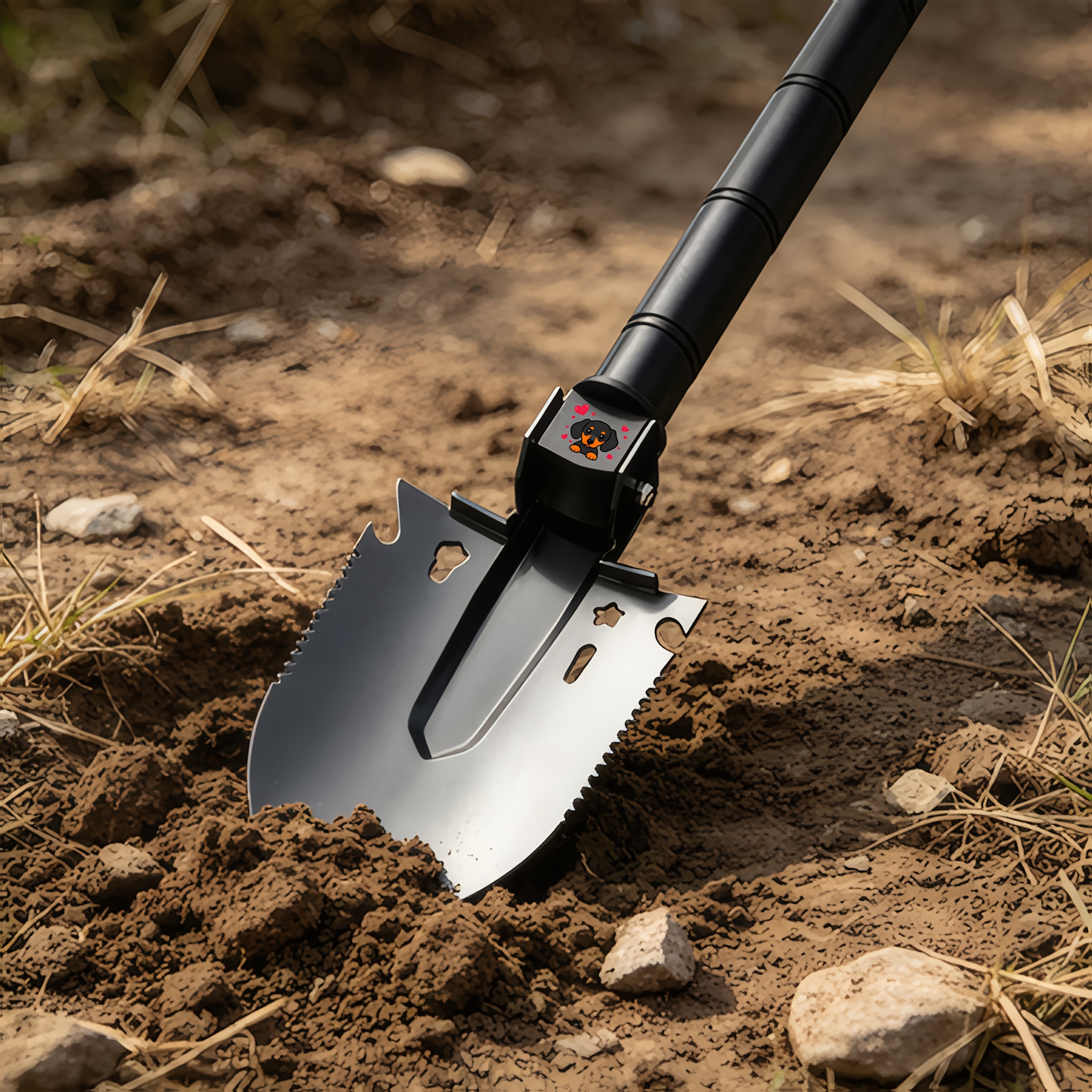 Dachshund Pattern Multi-Functional Entrenching Tool