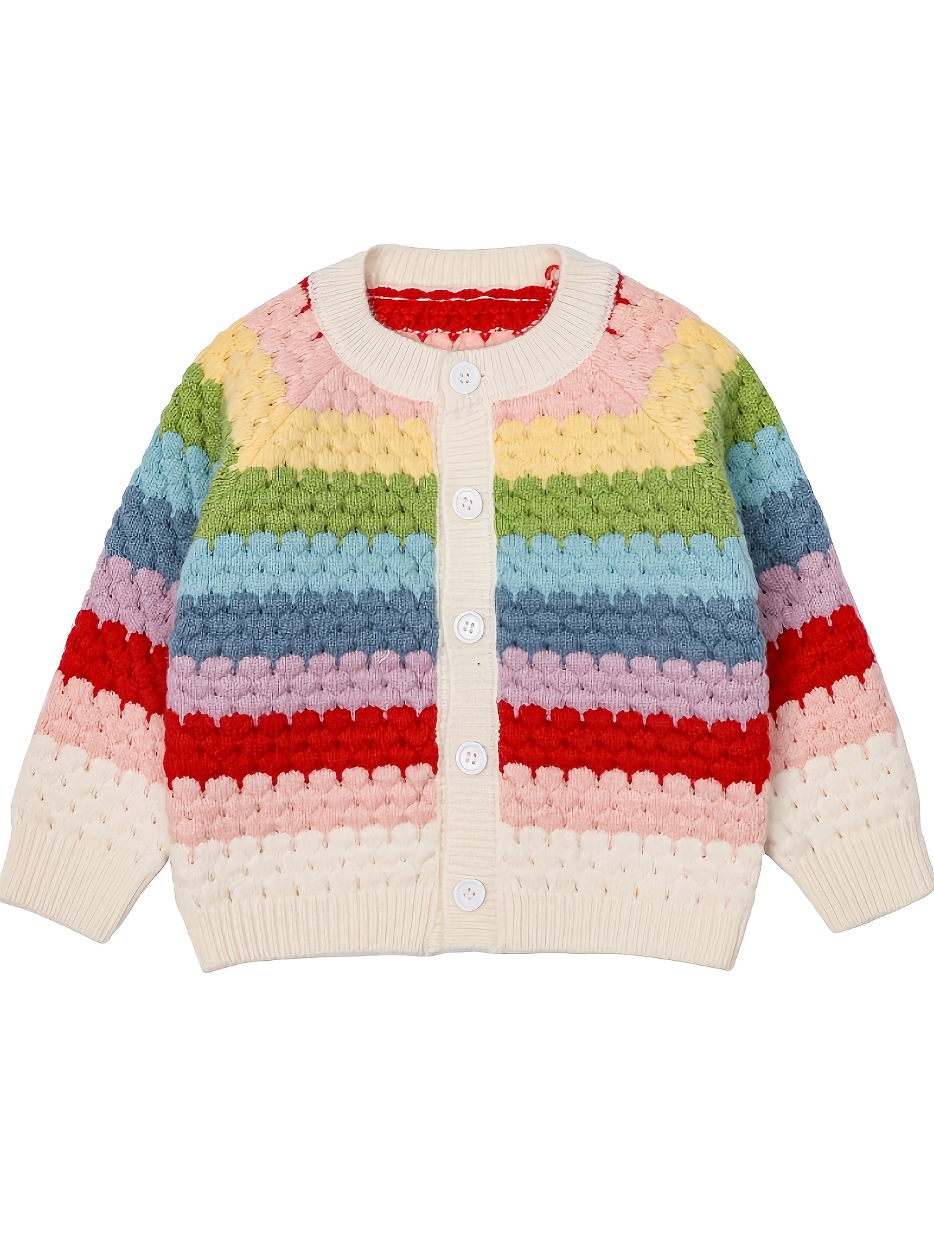 Girls Rainbow Cardigan Next Rainbow Cardigan 9-12 Months – Second