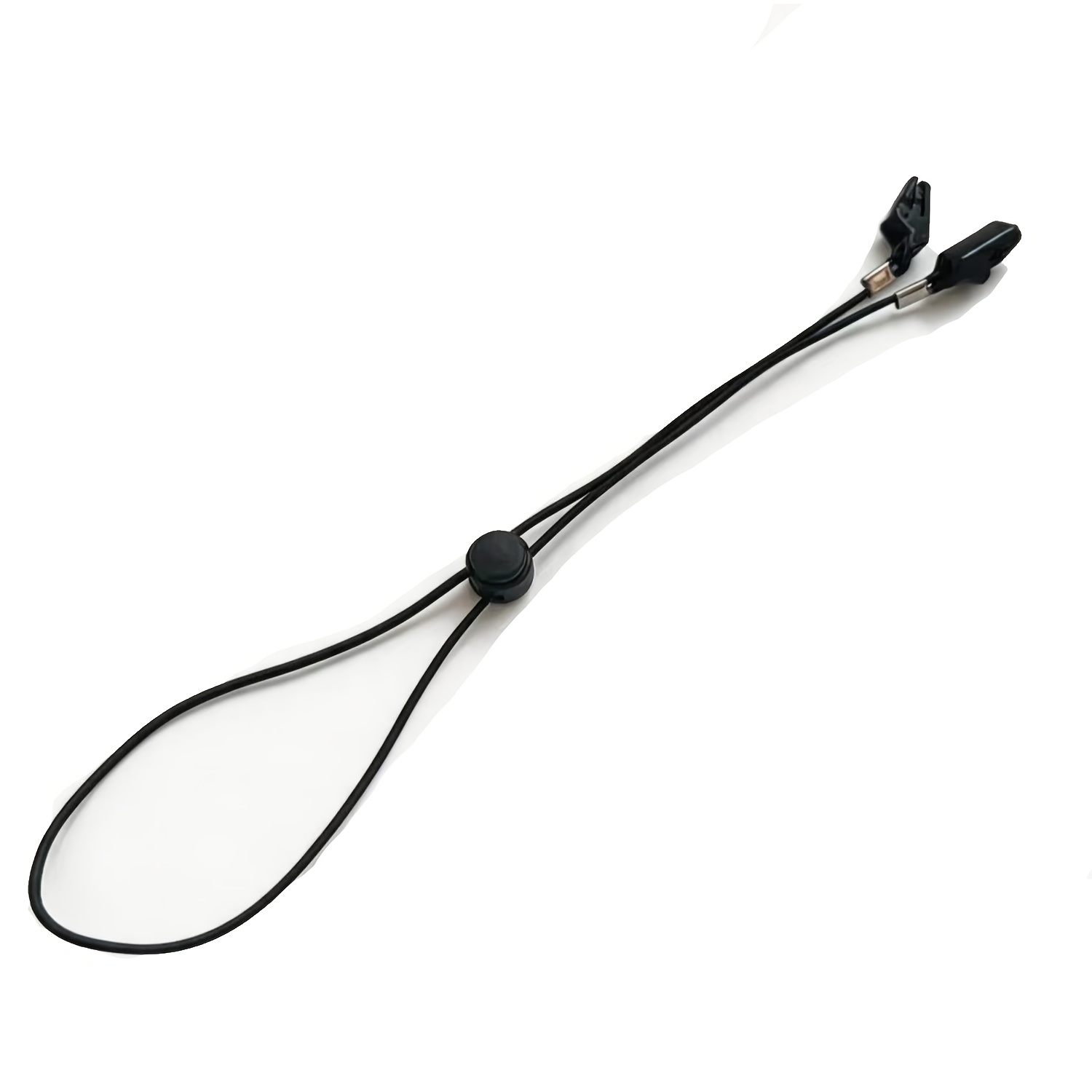 TEMU Adjustable Hat Clips With Elastic Cords - Black Clips, Suitable For Outdoor Activities, Golf, Fishing, And Boating, Designed To Prevent Loss Of