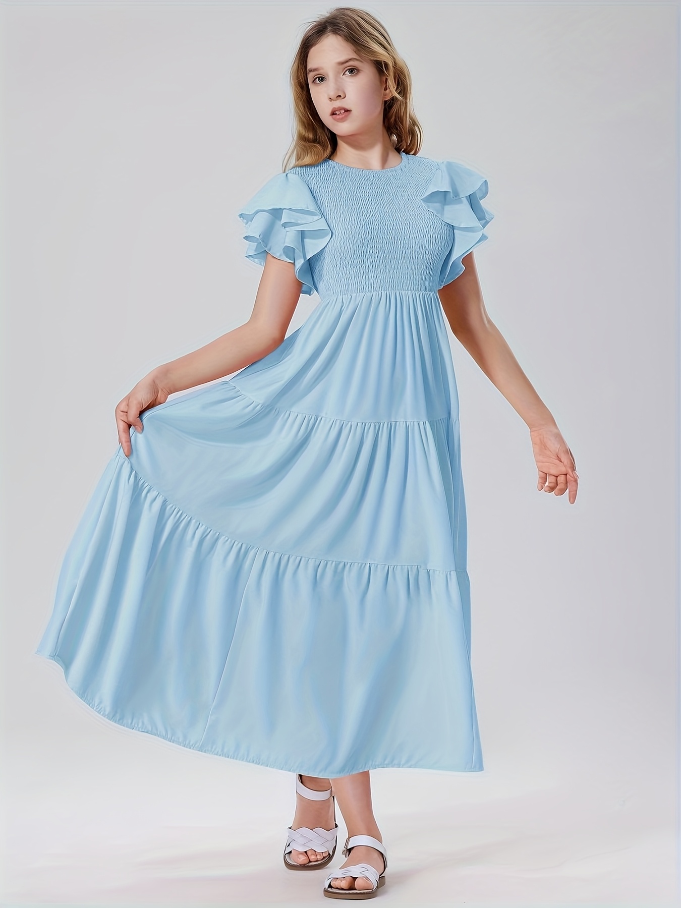 princess polly baby blue dress Bohemia's Maxi Dress Sizes 2T to 14 Kids PDF Pattern main image 0