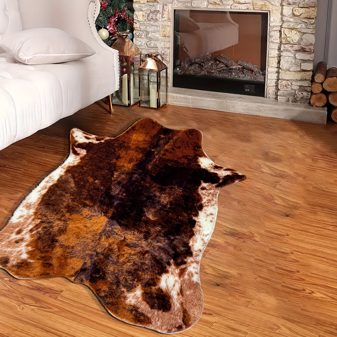 1 gul koformad matta konstgjord ullmaterial maskintvättbar - Temu Sweden