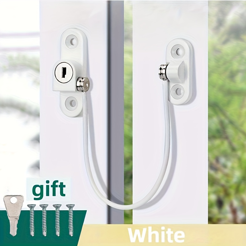 Image of 1pc Of Window Safety Lock To Prevent Falls, Sliding Limit Device For Outward-opening Windows, Anti-theft Safety Device