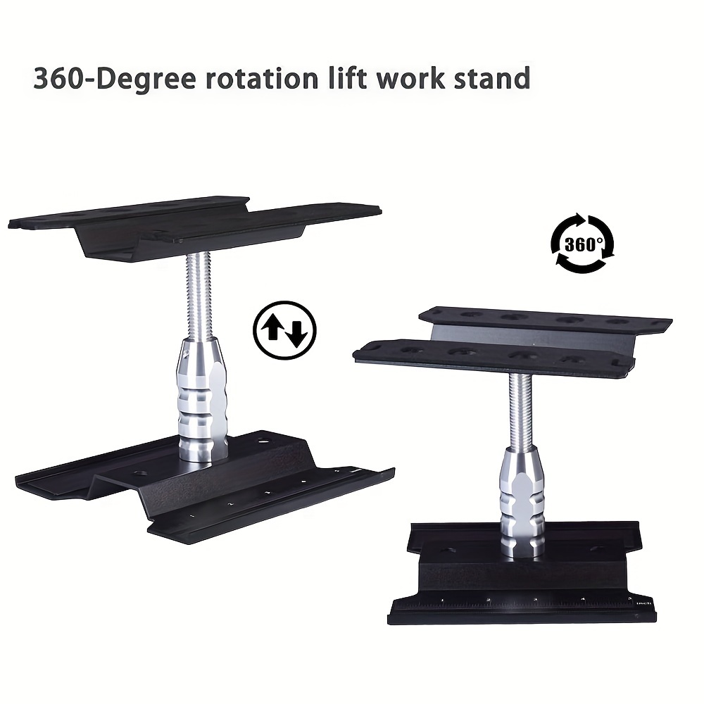   rc car maintenance stand hobby repair tool set with 360 degree rotation and adjustable height including a 270pcs   kit and repair toolbox for 1 8 1 10 1 12 1 16 and 1 18 scale rc cars trucks and buggies black Product details 1
