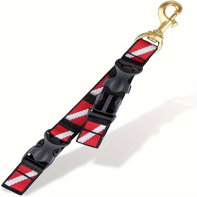 

Diving Fins & Mask Holder -release Lanyard - Patriotic Red, Striped Pom/copper Foot Strap For Snorkeling And , Snorkeling Gear For Adults