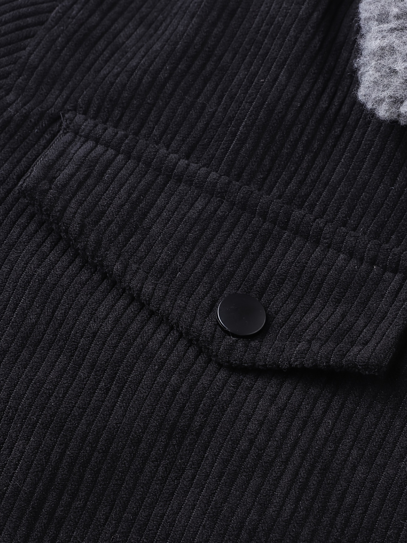 zx 6116 新作2024 メンズカジュ ッション無地ジャケット コーデュロイ