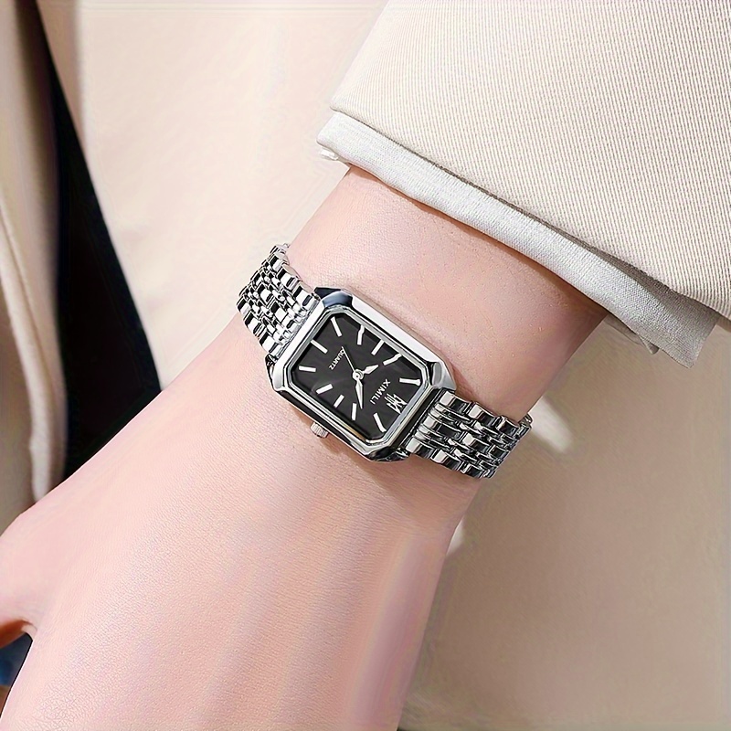 New Foreign Trade Women's Watch - Fashionable Simple Square Quartz Wristwatch for Female Students