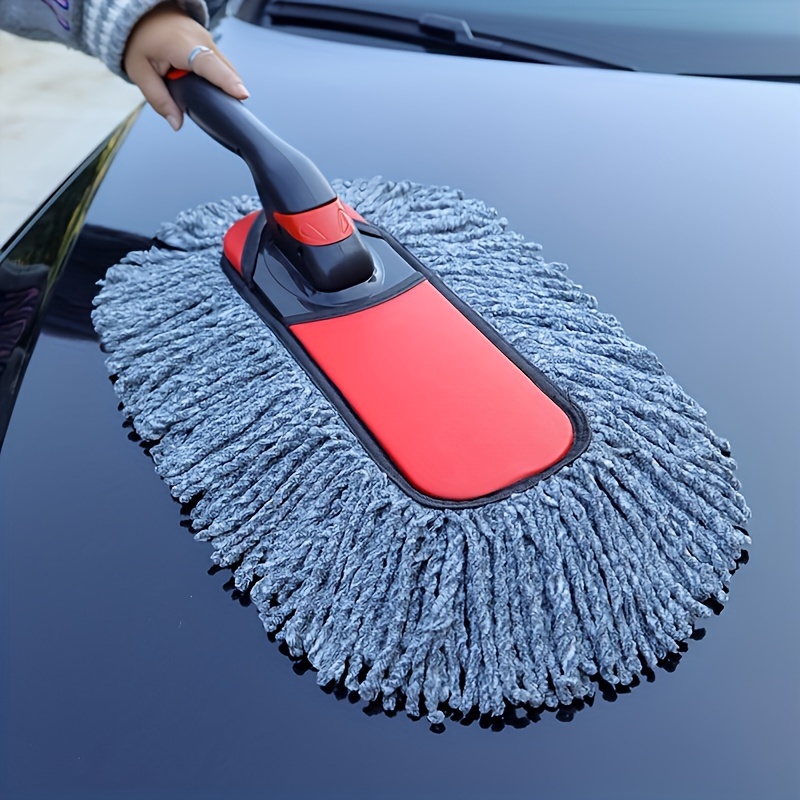 

Microfiber Car Duster & Scratch Remover - Soft Bristle Brush For Interior And Exterior Cleaning Of Cars And Trucks