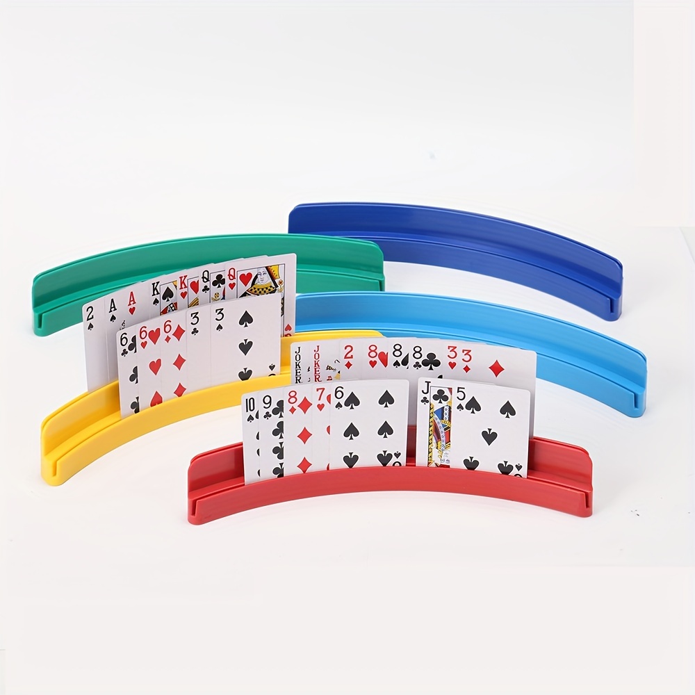 Double Tier Hands-Free Card Holder Clip Rack