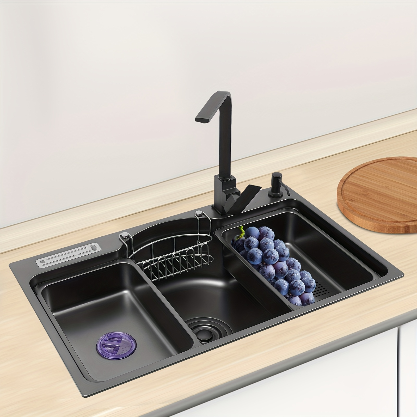 Image of Kitchen Sink, Small Kitchen Sink, Metal Kitchen Sink For Garages, Laundry Rooms, Basements, , Bars