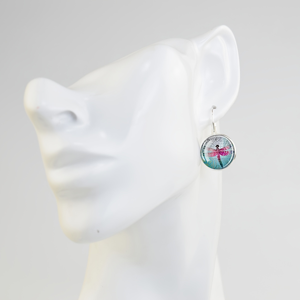 Women's Minimalist Dragonfly Dangle Earrings