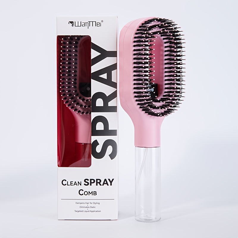 E-shop Spraykamm, Stylingkamm | Innovativer Spray-Stylingkamm, geeignet für trockenes und nasses Haarstyling - Tangelfreie Nylonborsten, einfach zu