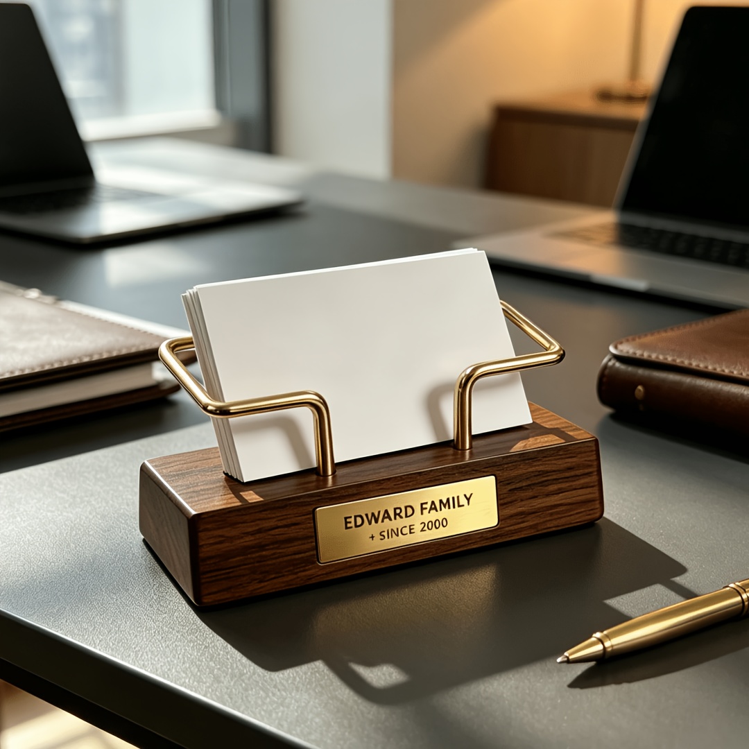 TEMU Porta biglietti personalizzato con , il miglior regalo per , a CEO, avvocati, reception di hotel, B&B, ristoranti