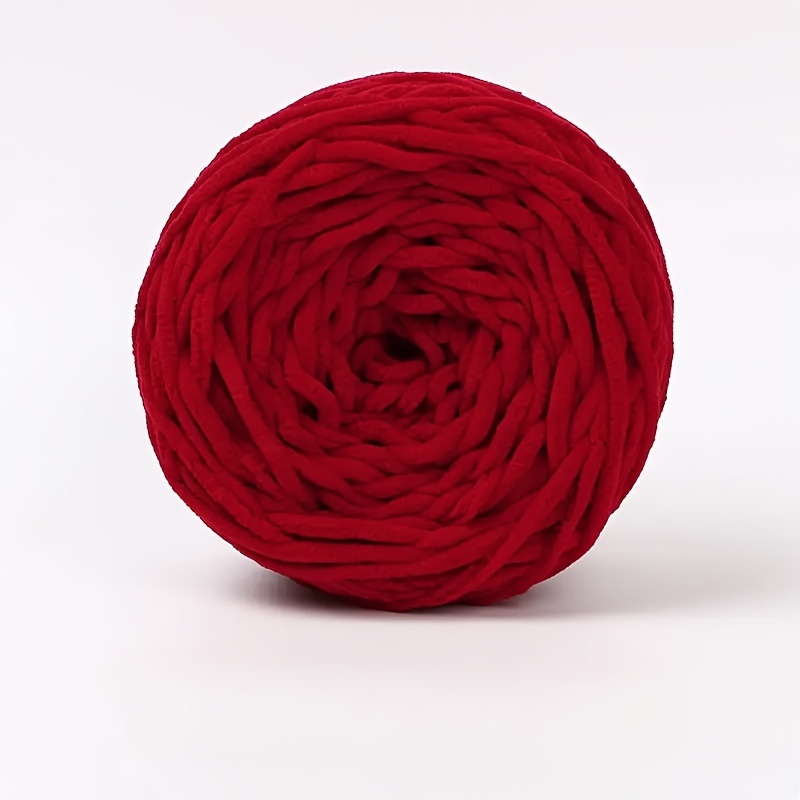 TEMU Laine épaisse et douce, laine épaisse en polyester à rayures glacées pour à et crochet, écharpes DIY 2,8 oz, adaptée aux débutants