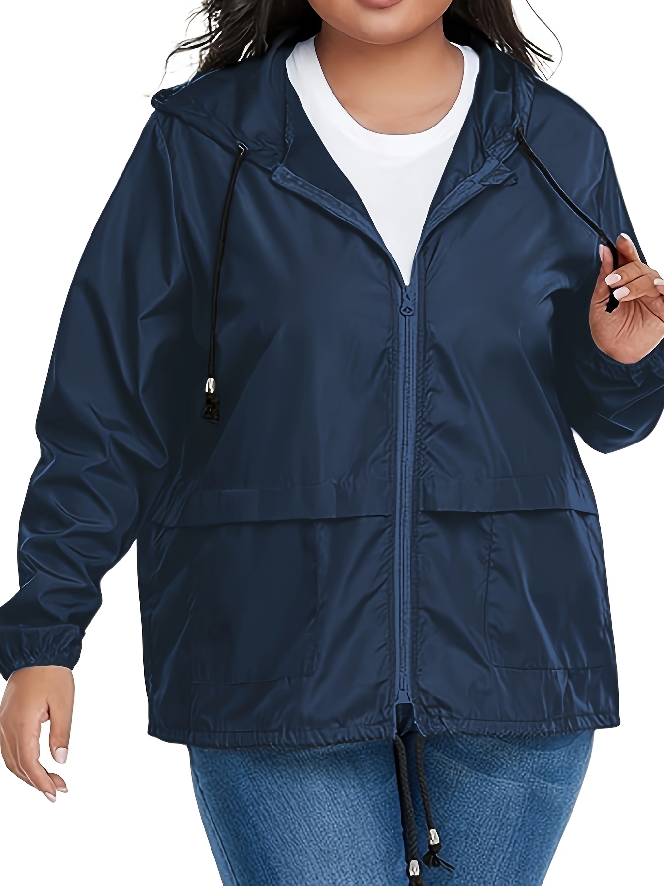 Plus Size, Plus Size Women's Casual High Quality Jacket Coat