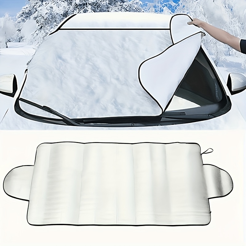 

1pc Car Windshield Cover - Anti-snow, Frost, Ice & Dust Protector With Uv Protection