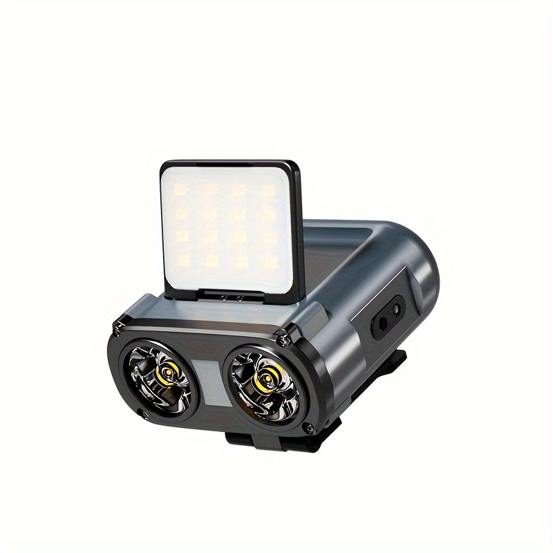 TEMU Warsun Owl Headlamp Type-c Rechargeable Headlight Portable Rotating Hunting Lights Led Flashlight Fishing Front Bicycle Light