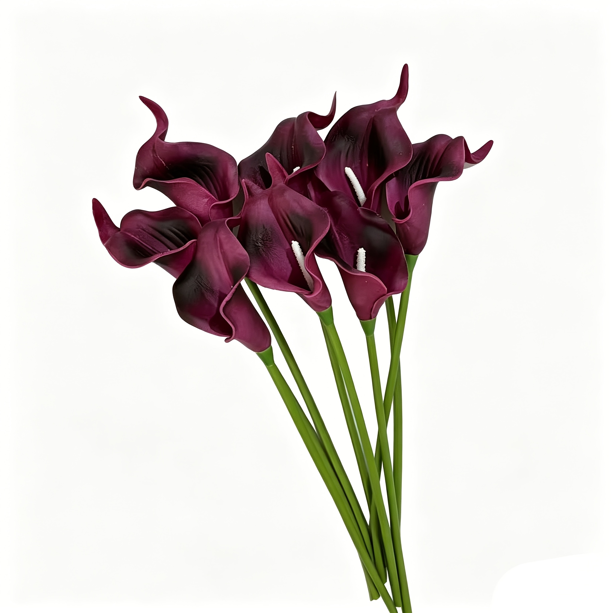 8pcs Sharkbee Artificial - Realistic Calla Lily Flowers Suitable For Wedding, Party,, Table Centerpieces - Elegant Faux Lilies With, No Maintenance Required