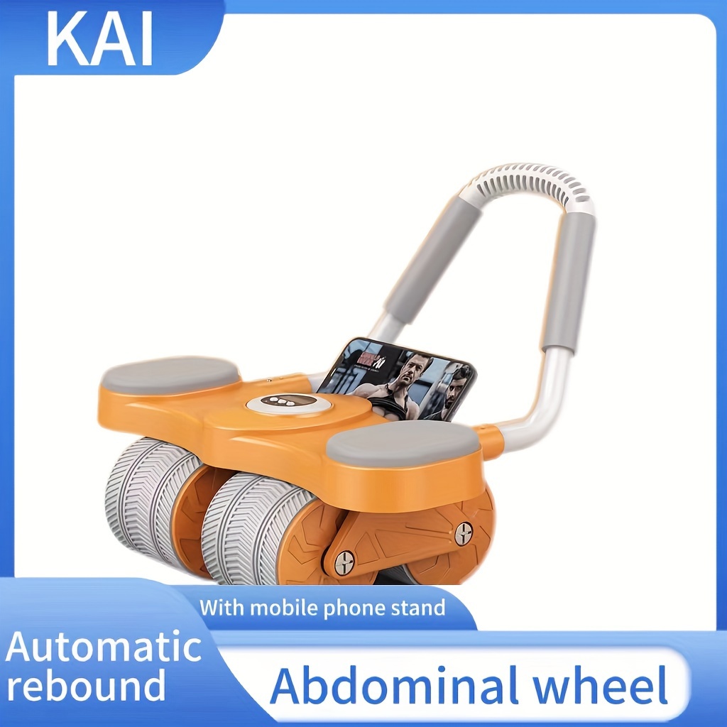 Automatic Rebound Abdominal Exercise Wheel With Knee Pads - Temu