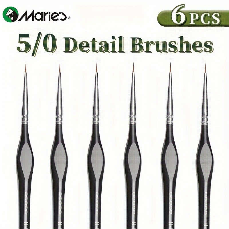 

Maries' 00000 Tip Set: Miniature , 3/6pcs Paintbrushes Triangular , Art Supplies For , , Models, , Egg, Art Painting, Drawing - For Artists & Hobbyists