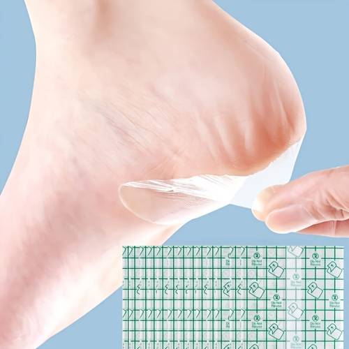 30 pcs invisible moisturizing heel pads breathable cushioning pads suitable for dry and cracked heels moisturizing and repairing soft pvc material no required ideal for holiday gifts and party favors