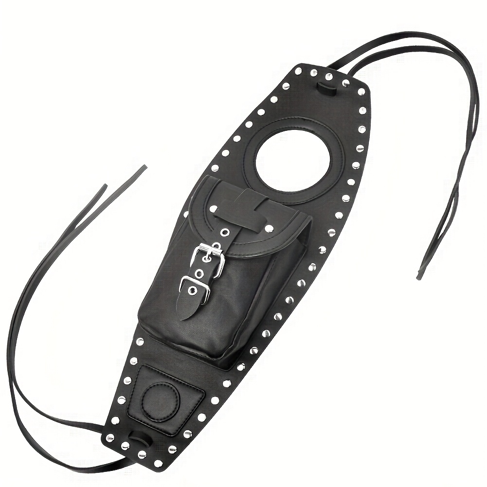 E-shop Motorrad Universal 12,5 Liter (3.3 Gallonen) Tanktasche Mittel Tasche Pad Cover Passend für Harley Iron XL 883 1200 Two