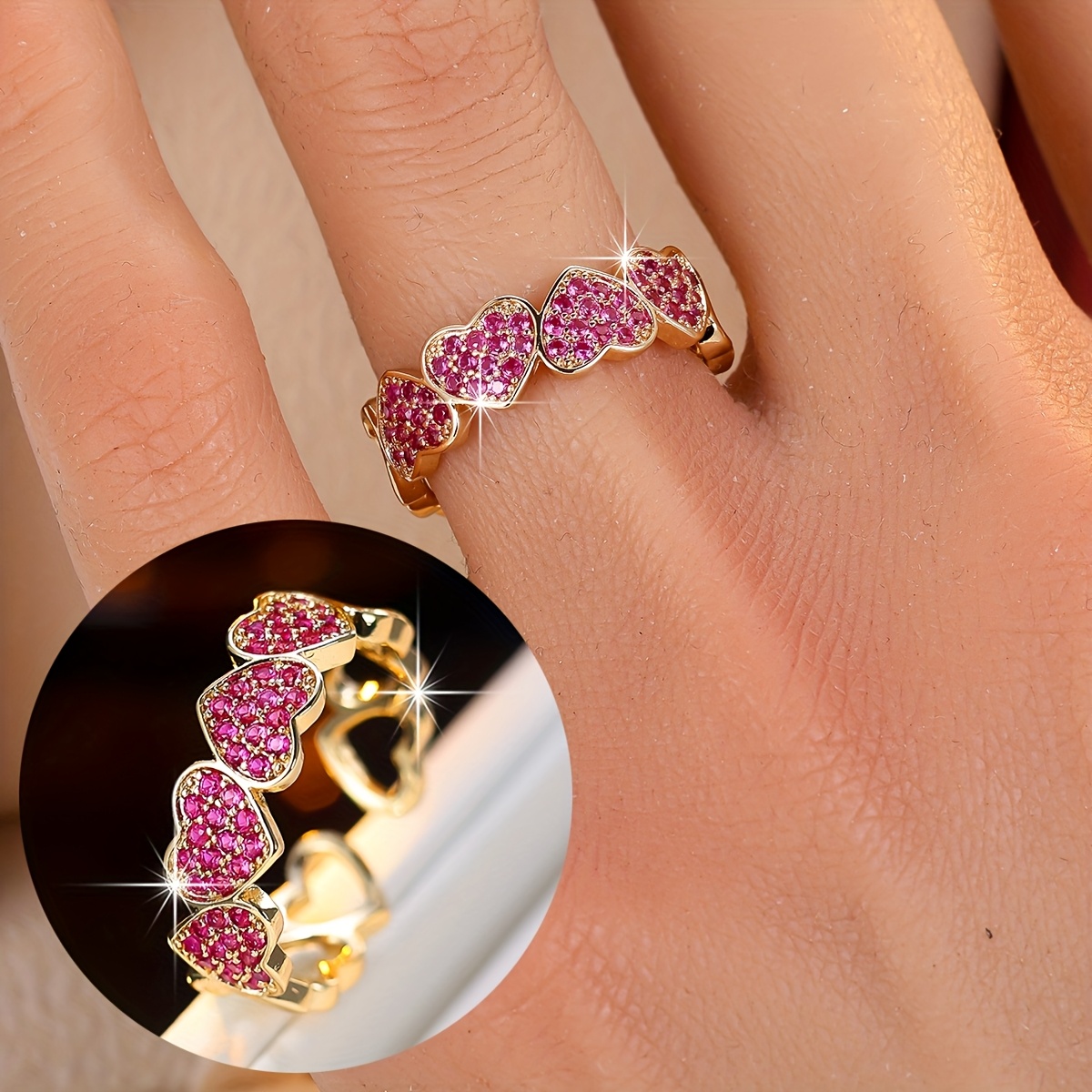 Delicate Ring with Unique Charm Perfect for Index Finger