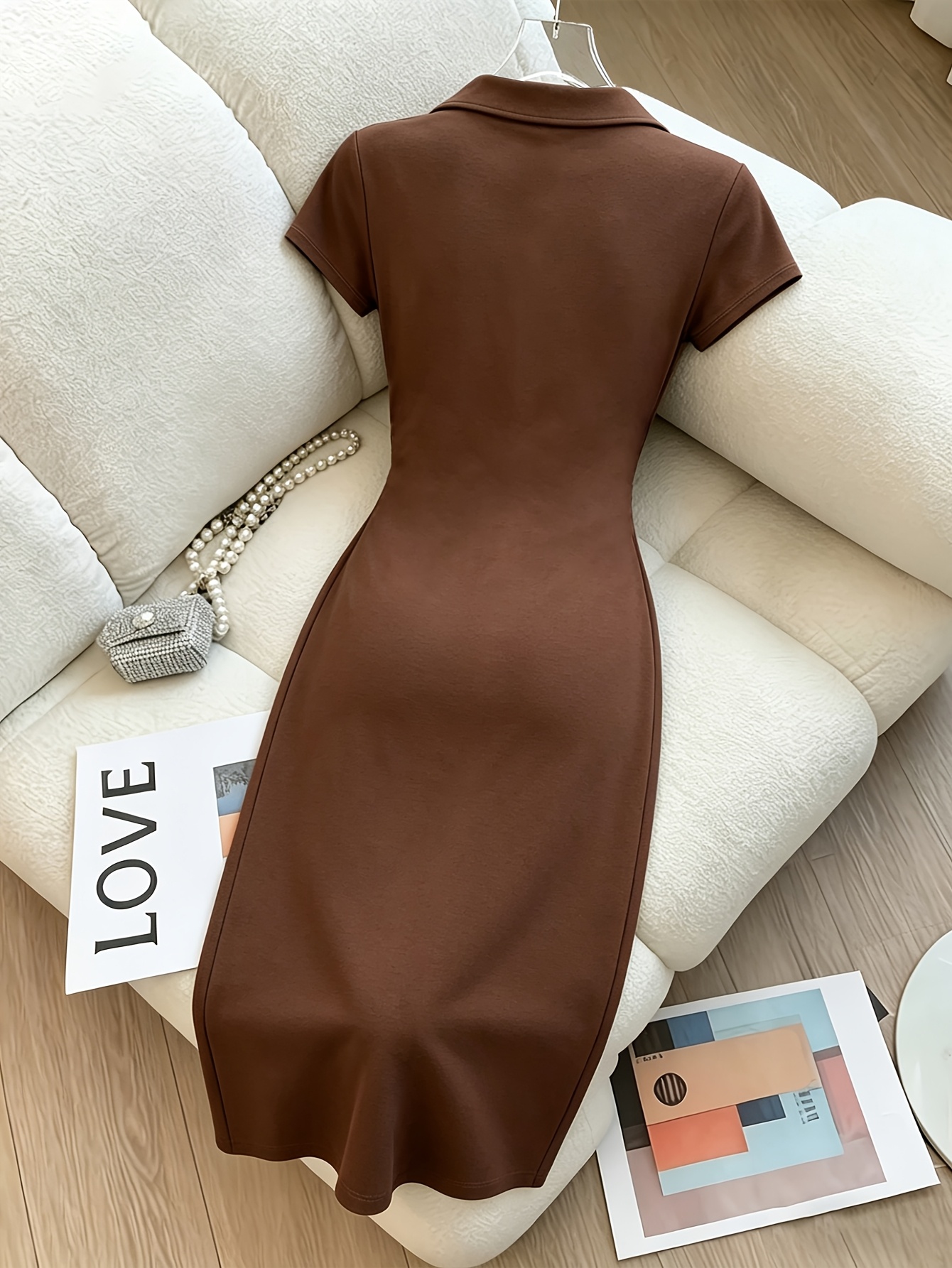 womens bodycon maxi dress collar waist short