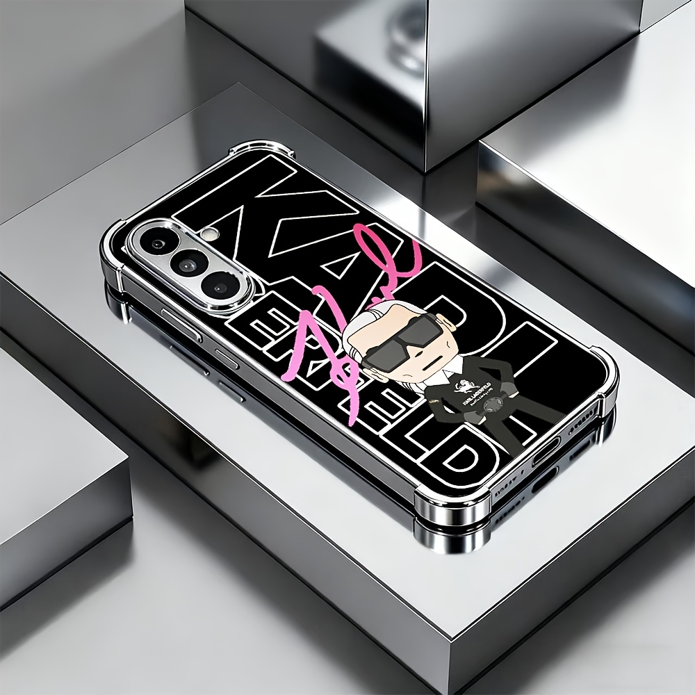 TEMU Phone Case - Creative Luxury K-k-- Pattern Phone Case Suitable For Galaxy A56 A36 A55 A35 A06 A05 A14 A24 A34 A54 A16 A05s A25 A15 A33 A53 S25
