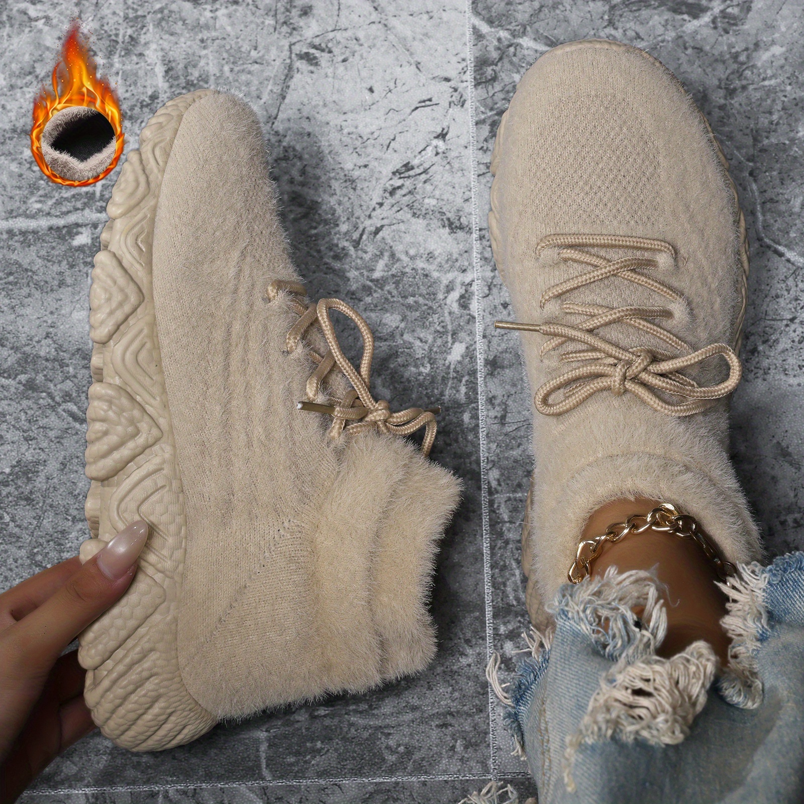 Lined Woven Shoes