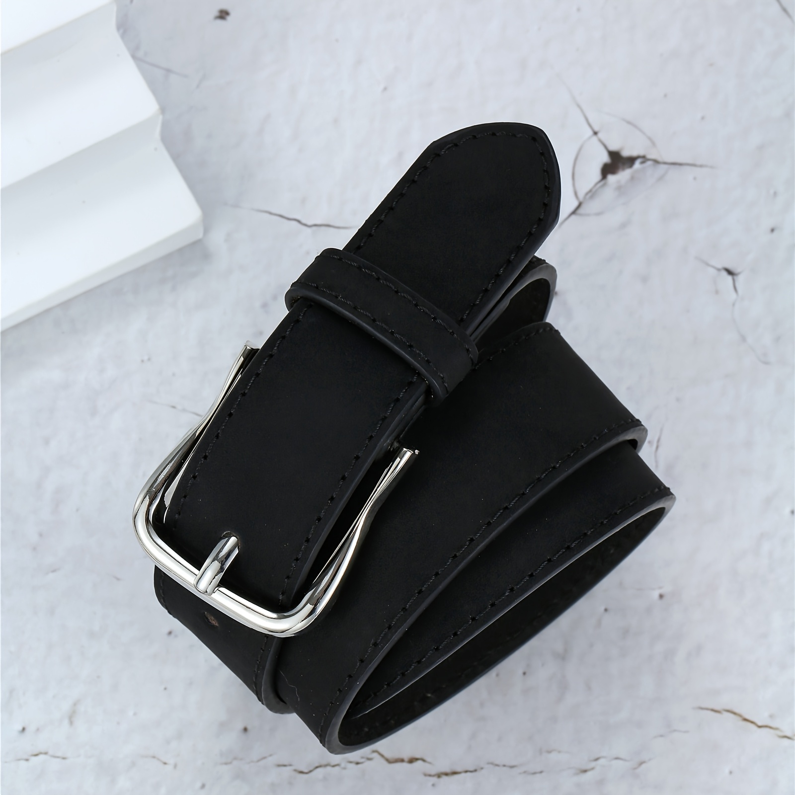 TEMU Nouvelle Ceinture pour Jeunes en Palette de Couleurs Dopamine, Idéale pour Quotidiennes, Design Simple et Polyvalent avec un Style Instagram de