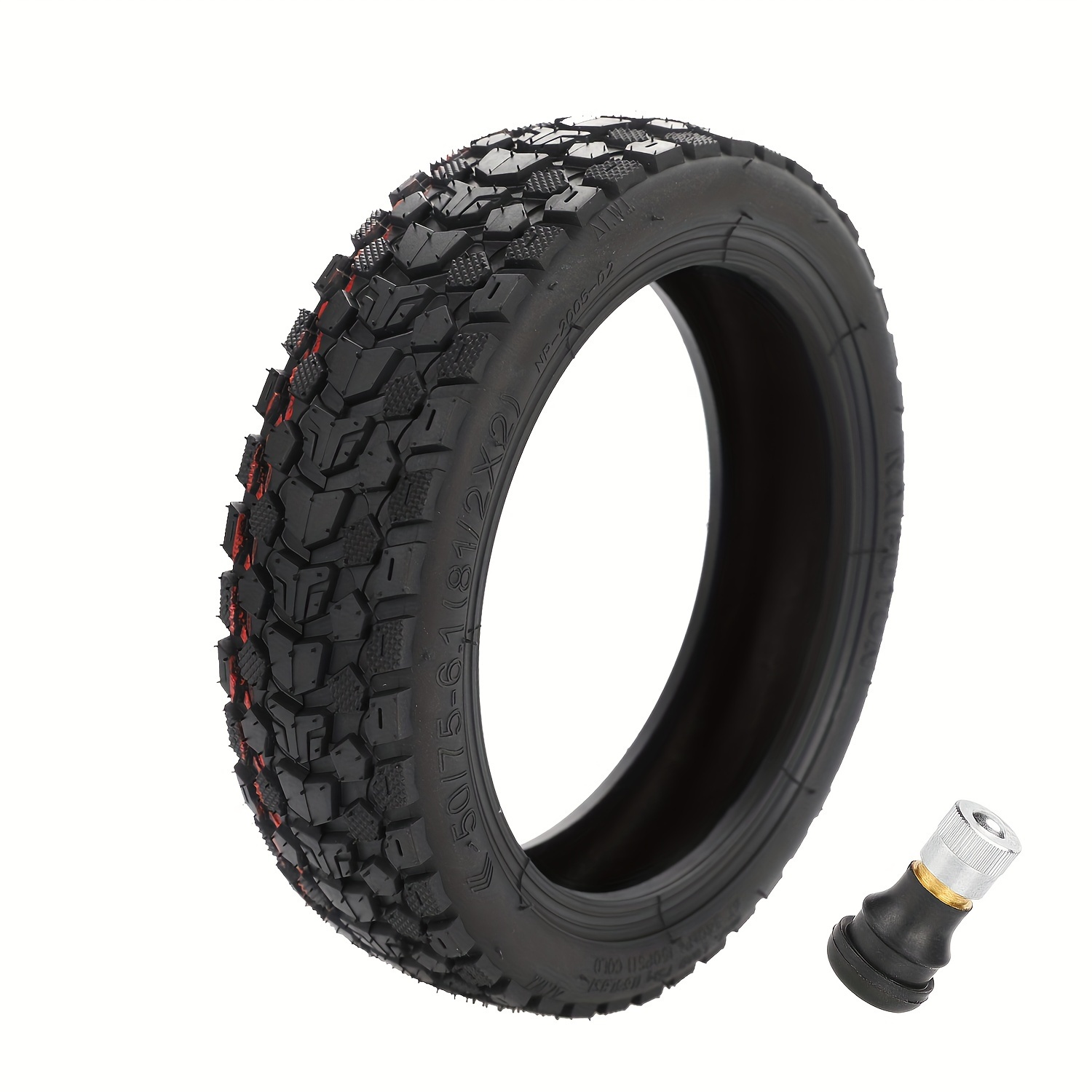 Image of 8.5 Inch 50/75-6.1 (8 1/2 * 2) All Terrain Vacuum Tire For Xiaomi M365 1s Pro Lite Scooter With 8.5 Inch Tire Slip Resistant Explosion Proof Scooter Accessory Off-road Use Only