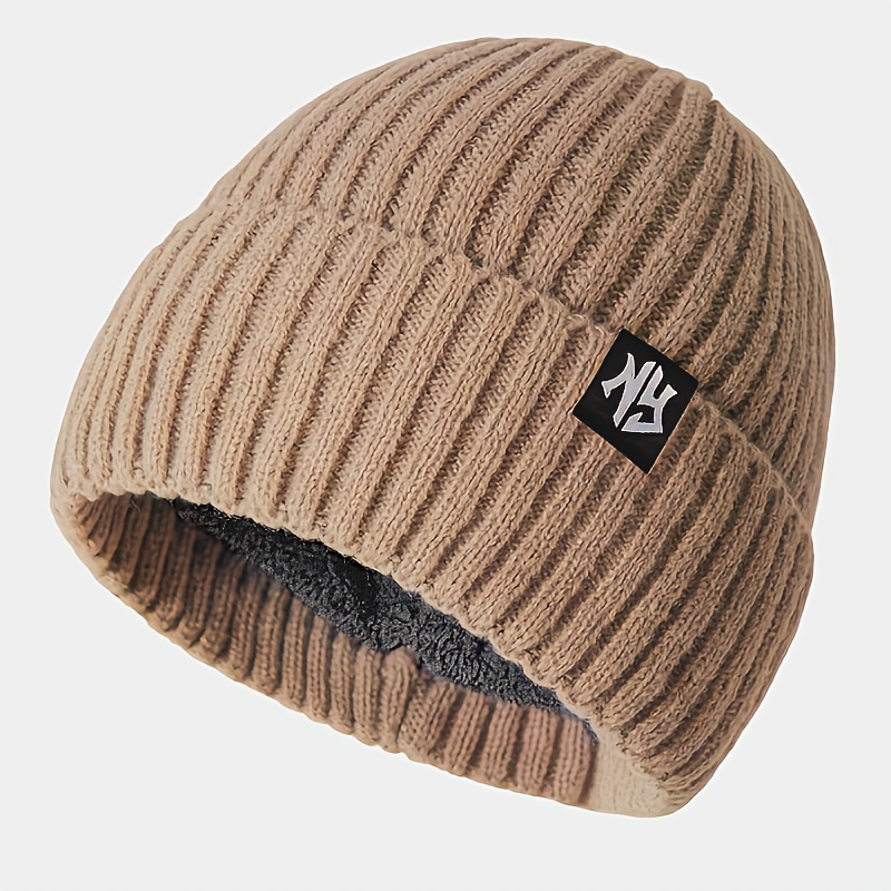 Fleece-Lined Winter Headband with Windproof Brim for Cold Weather