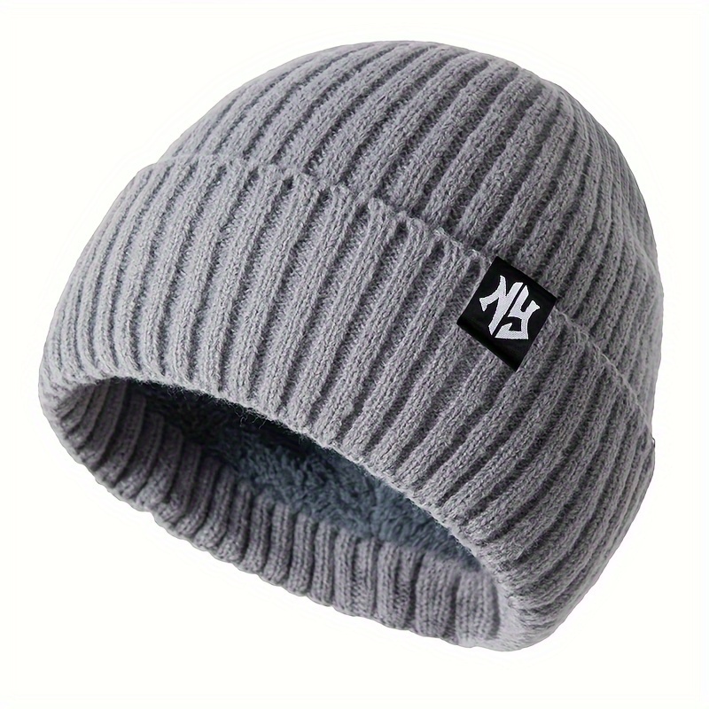 Unisex Winter Beanie Hats Thick Soft Lined Beanie Warm Knit hat BESSTEVEN Winter Beanie Hat for Men Women: Warm Fleece Lined  main image 3