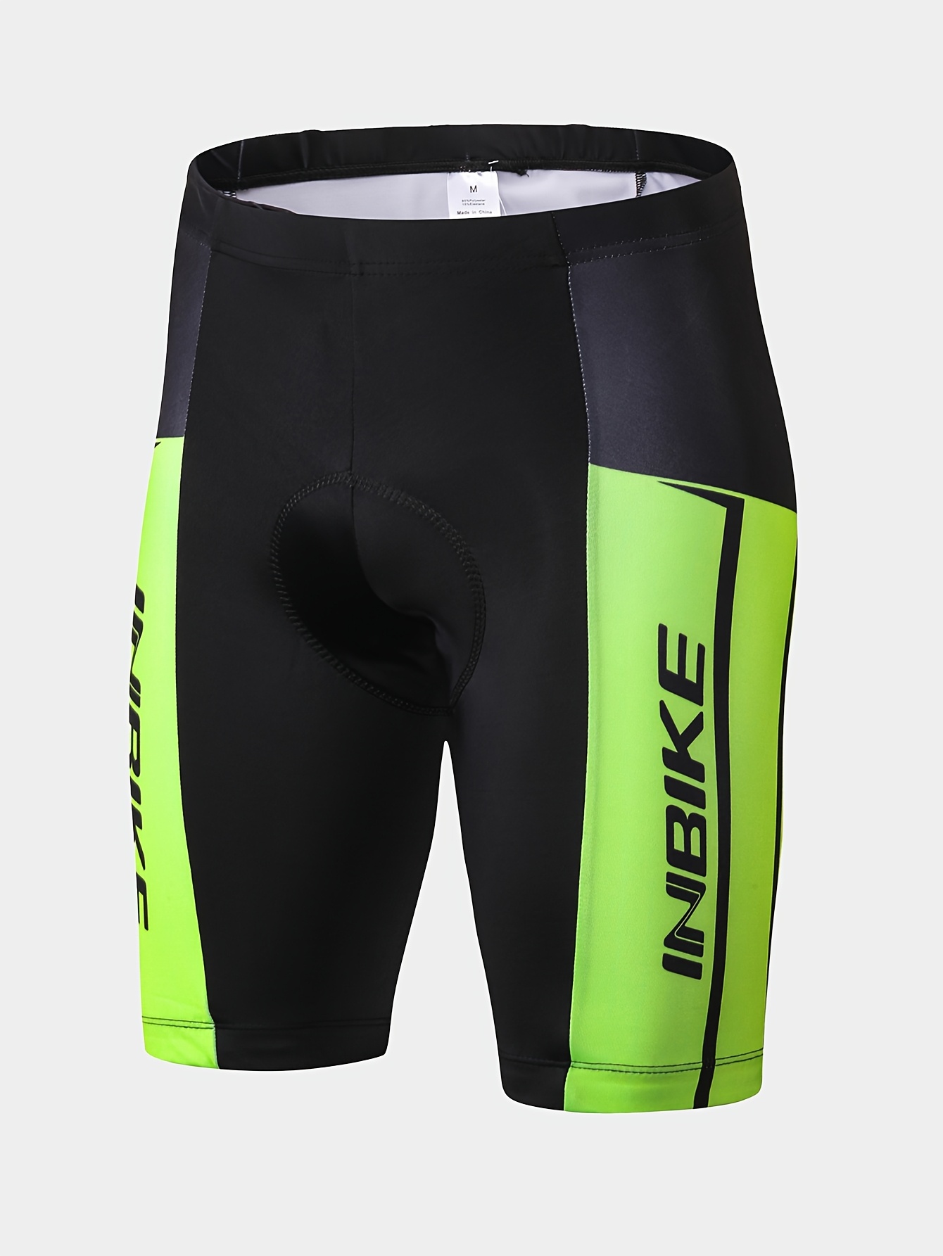 mens neon green black cycling shorts quick dry Temu Mexico