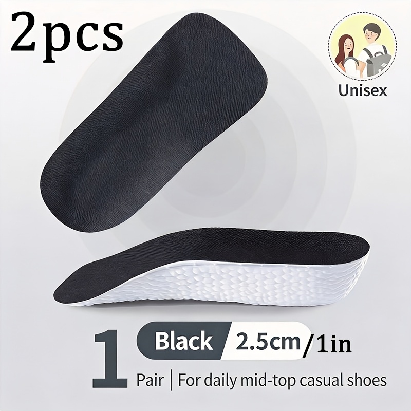 TEMU Semelles Intérieures pour de Hauteur, Douces et Confortables, 1,5 cm, 2,5 cm, 3,5 cm (0,59 po, 0,98 po, 1,38 po) Semelles Intérieures EVA pour
