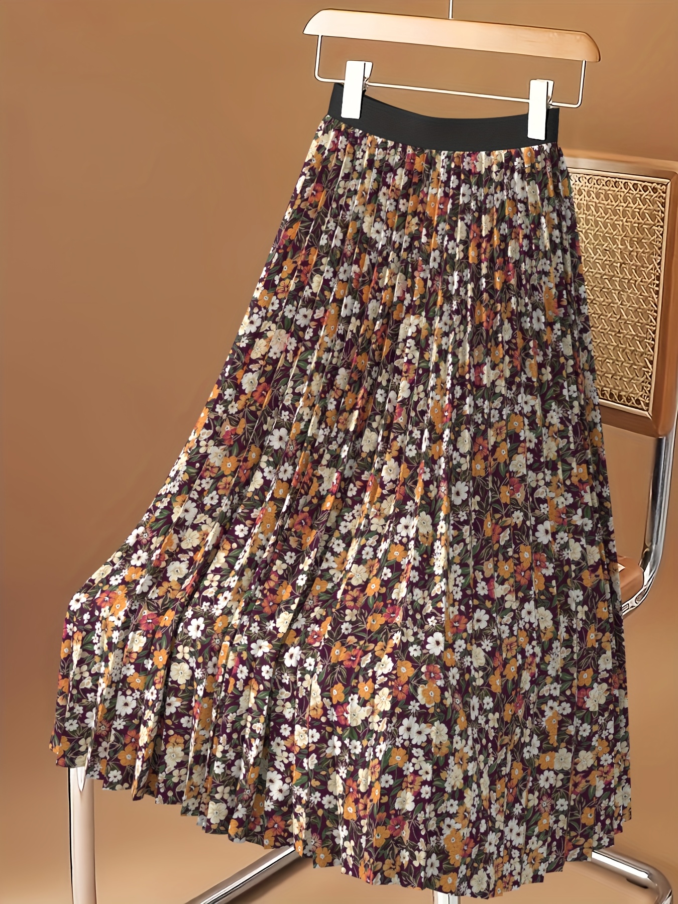 floral skirt sold on Temu United States
