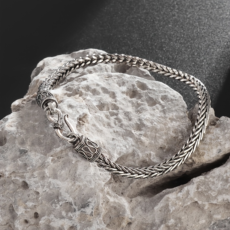 Unisex Handwoven Fox Tail Chain Tribal Ethnic Style Bracelet