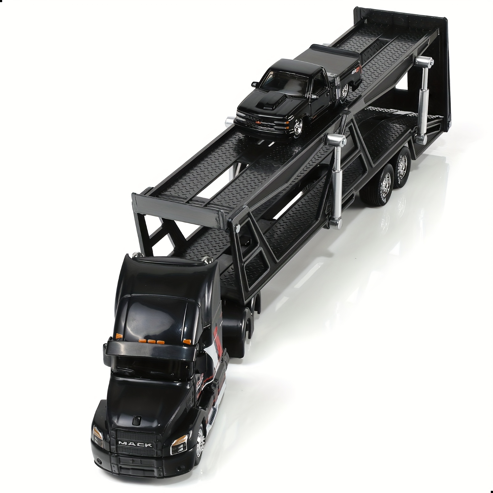 1 64 scale black metal truck collection mack truck - Temu Mauritius