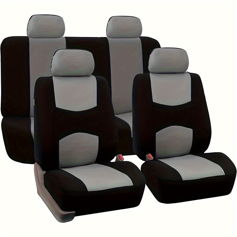 TEMU Universal Tablet 9pcs Car Seat Cover Set, Can 5 Seats, Seat , Hand Or Cleaning - Removable Headrest