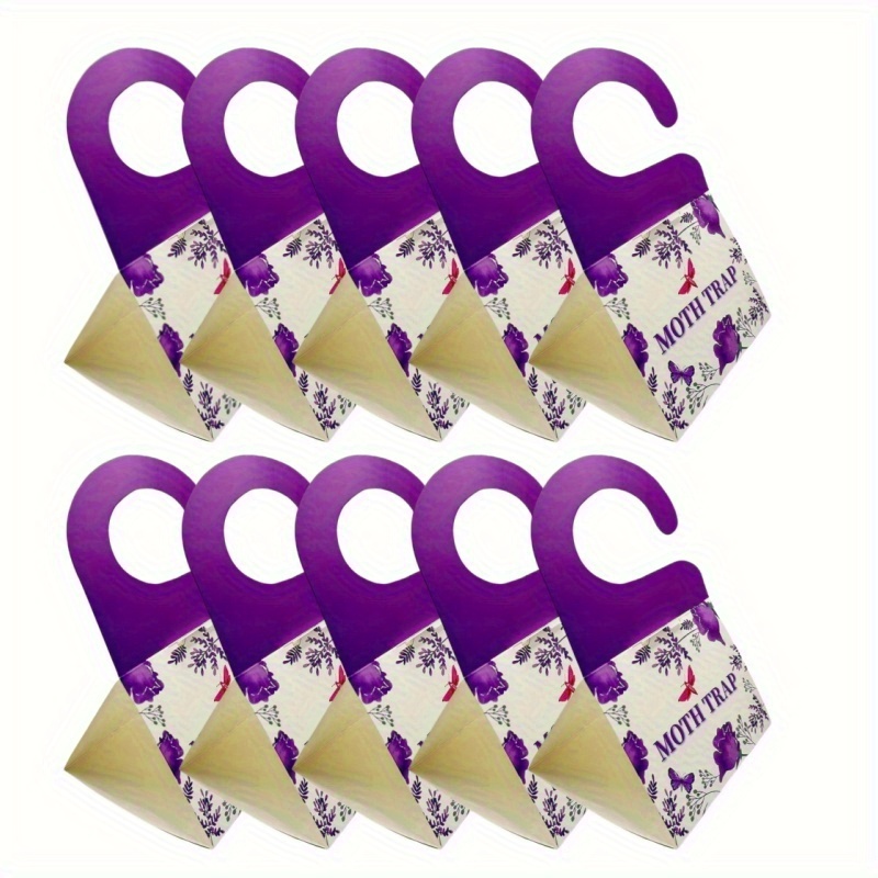   sticky moth trap 10pcs no chemicals or attractors   wardrobe kitchen closet dorm and apartment pest control indoor moth prevention clothing moths