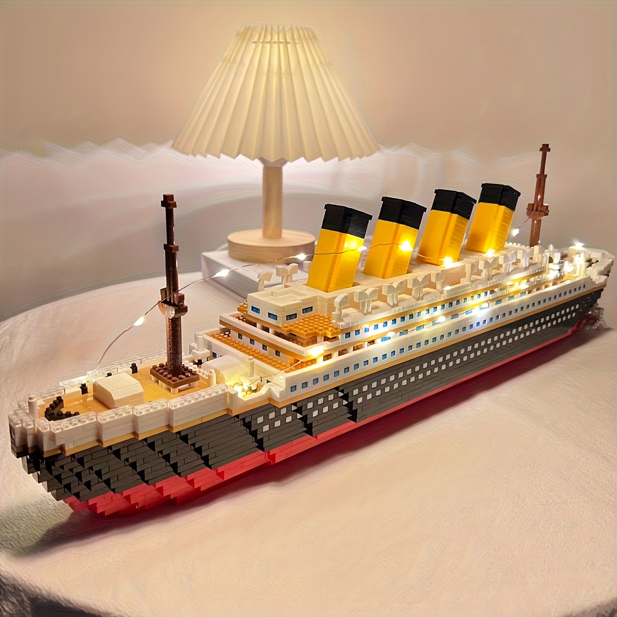 wooden ship models sold on Temu United States