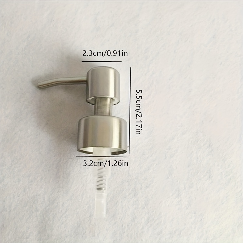304 Stainless Steel, Hand Soap Dispenser Nozzle, For Bathroom, Kitchen, Foaming, Soap Products, Shampoo Bathroom Additions