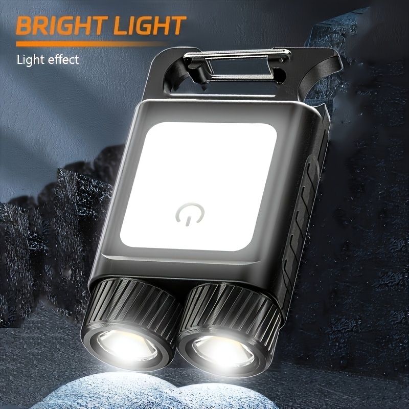 Brightenlux Portable COB LED Flashlight USB Rechargeable Work Light Agnetic Lanterna Hanging Lap With Built-in Battery Caping Torch - Working Light, Work Light - Foto 11
