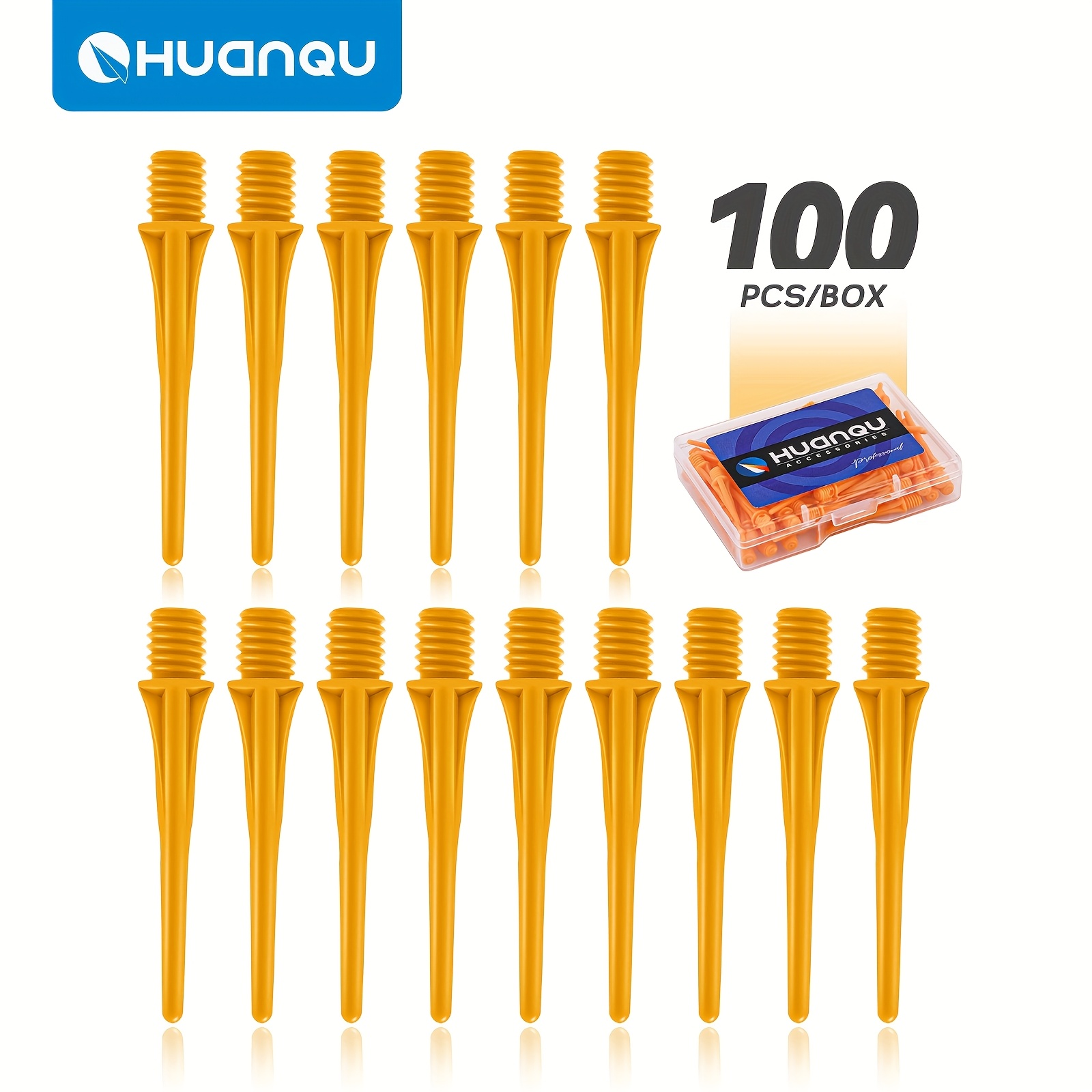 Replacement 2BA Dart Tips Secure Fit 100pcs for Soft Tip Darts Game Accessories