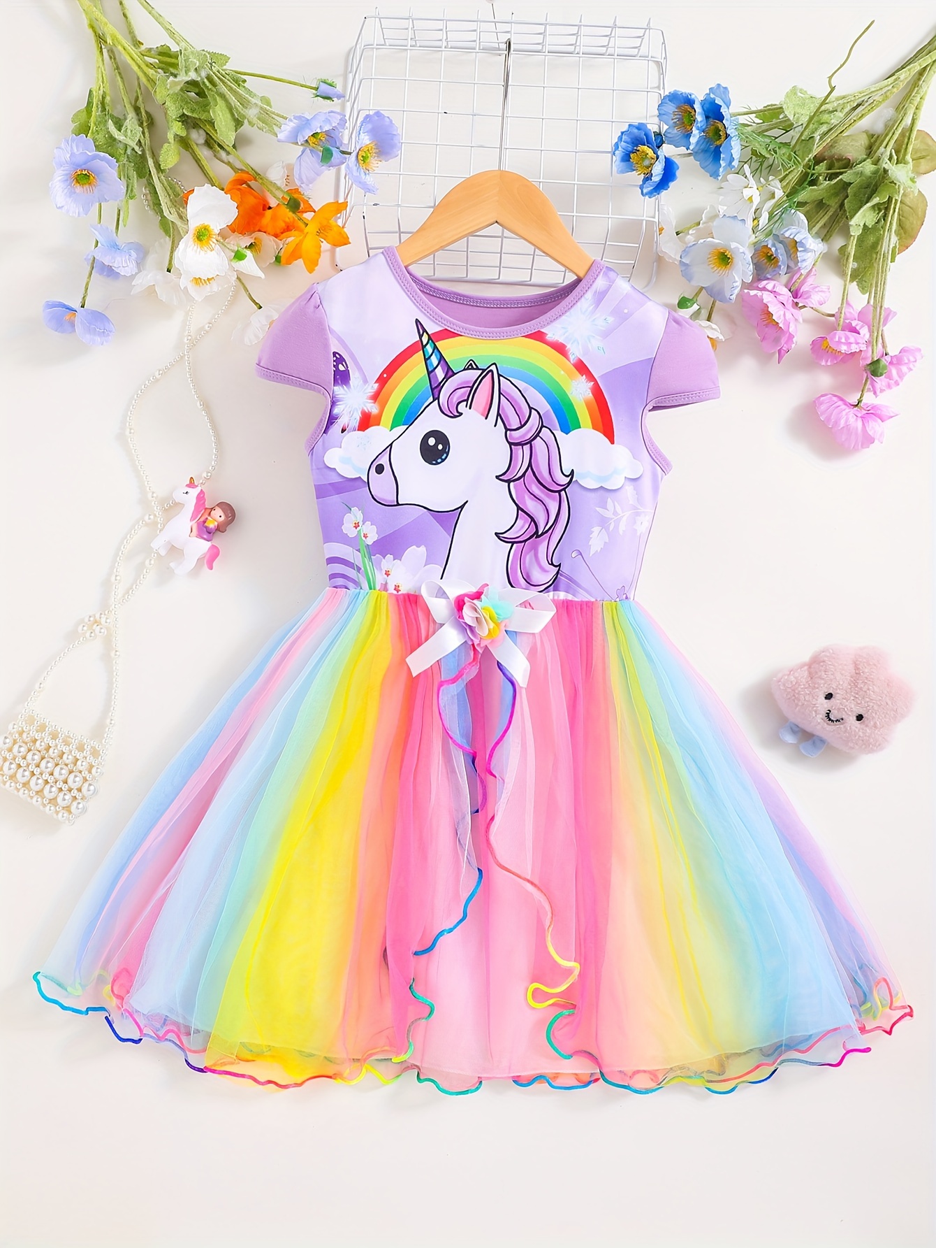 Disfraz Vestido Unicornio Tutu Tutu Unicornio Disfraz De Unicornio