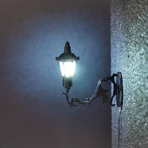 2 model diorama wall lights 12v wired led lights miniature landscape model decorations courtyard model landscape lighting