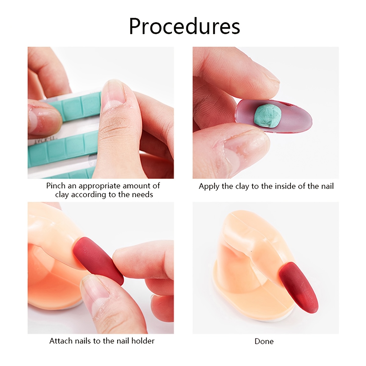 Magnetic Chess Nail Stand Set for Manicure Training
